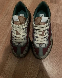 Gucci GG Rhython Brick Red Sneaker