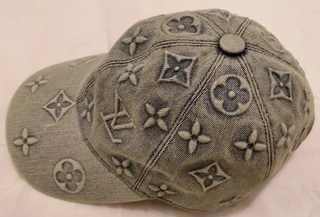 Louis  Vuitton Monogram washed denim cap