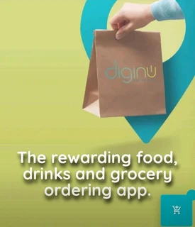 diginu - the Best Rewarding Food, Drink &amp; Grocery ordering &amp; delivery App in SA!