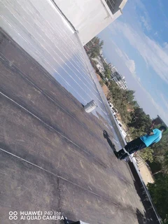 Waterproofing torch-on heavy duty rubberizing and roofs repairs