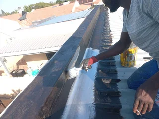 Waterproofing torch-on heavy duty rubberizing