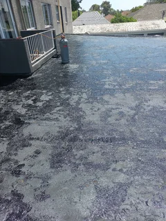 Waterproofing torch-on heavy duty rubberizing