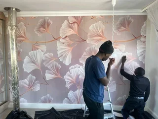 Wallpapers installation and supplies