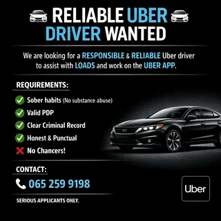 Driver required