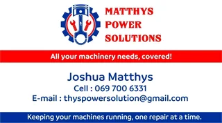 Compressor repairs & overhauls