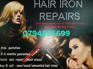 Hair straightener/ iron repairs