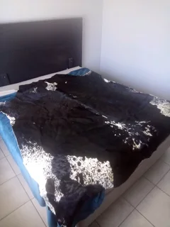 Nguni Hide Black and White