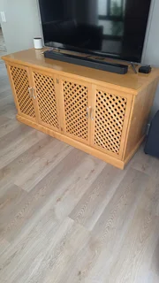 Solid European Beechwood TV Cabinet