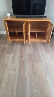 Solid European Beechwood TV Cabinet