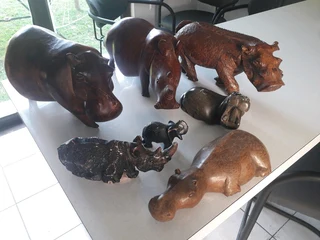 African carved animals
