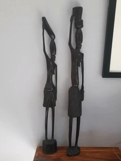 African wood carvings