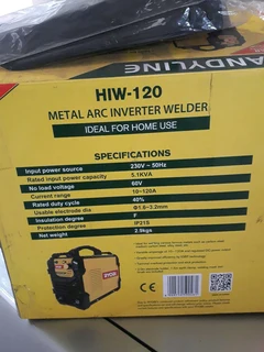 Ryobi HIW-120 Metal arc inverter welder.