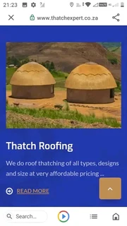 Thatch Roofs and all Roof Ieaks and Reno,s &#43;27737322227