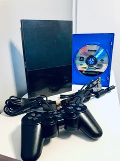 Sony Ps2 Slimline 2nd Gen Charcoal Black