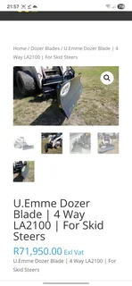 Skidsteer Dozer Attachment 2016