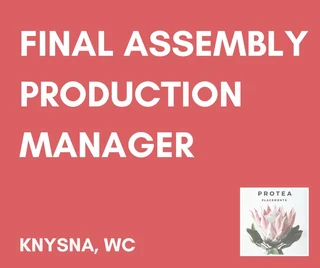 Final Production Assembly Manager