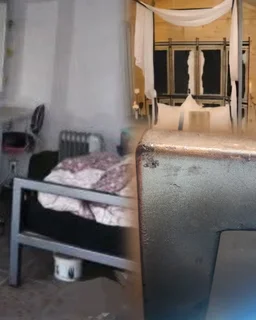 Steel Double Bed + Mattress