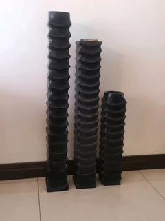 Brand new slightly shop soiled balinese decorative ornaments biggest is 115 smallest 66cm