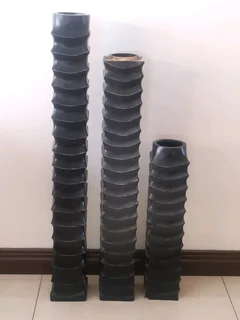 Brand new slightly shop soiled balinese decorative ornaments biggest is 115 smallest 66cm