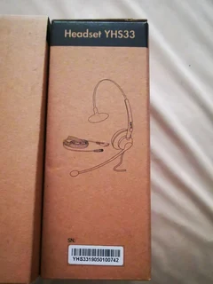 Yealink y h s33 headset head band black x16 available, brand new!
