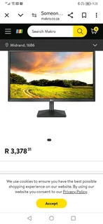 LG 22 mk400 h b 22&#34; full h d monitor wide 16:9 hdmi ips unused, still new x4 available