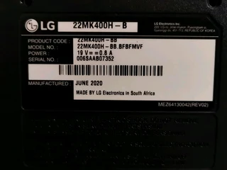 LG 22 mk400 h b 22&#34; full h d monitor wide 16:9 hdmi ips unused, still new x4 available