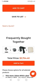 Zebra r f d2000 r f i d sled for t c20 zebra t c21 5 inch handheld mobile computer willing to consid