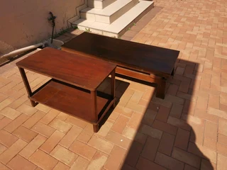 Coffee table and a t v stand, preloved antiques priced to go