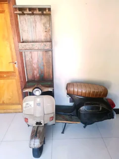 Vespa Cocktail Bar Unit And Bar Stool