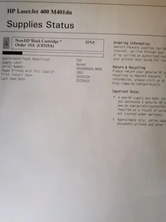 HP LaserJet Pro 400 M401dn A4 Mono Laser Printer