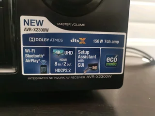 Denon AVR-X2300W 7.2 Channel Full 4K Ultra HD Av Receiver With Bluetooth