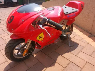 Brand new petrol motorbike for kids.