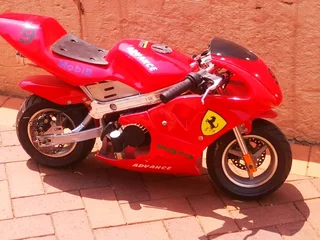 Brand new petrol motorbike for kids.