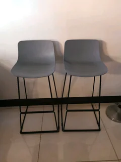 Solid quality designer bar stools in exceptional condition, sold per each.