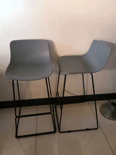 Solid quality designer bar stools in exceptional condition, sold per each.