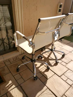 Elegant swivel office chairs, price is for both.