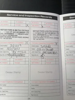 2016 Ford Ranger Double Cab 4x4 3.2l     48000km