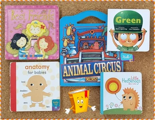 5 Hardboard Books for Little People – Only R160!