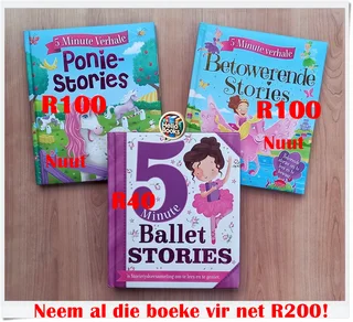 Boekeversameling: 5-minute Verhale, Afrikaans Boeke & Leesboeke