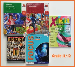 Grade 11 & 12 Textbooks + Must-Read Literature For Sale