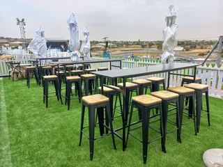 Stretch Tent and Barstools for Hire