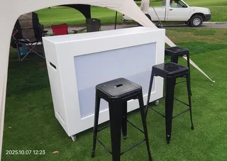 Stretch Tent and Barstools for Hire
