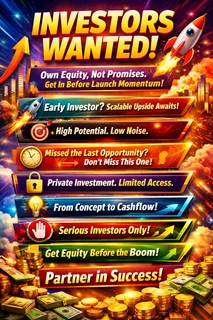 “Early Investor Wanted: Small Entry, Scalable Upside.”