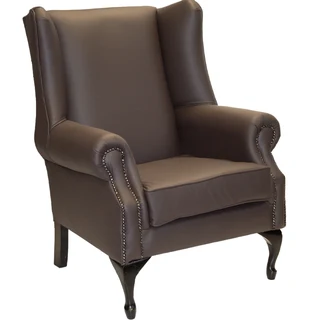 Classic Wingback – Genuine Full Leather Brown