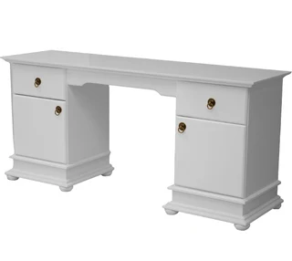 Grandeur Dress Desk 1680 x 480 Painted White
