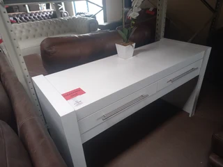 Mod 2 Drawer Console  / server / dresser Painted White