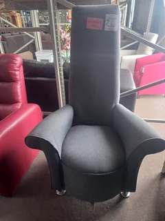 Dolly Chair Grey Fabric Aks 7