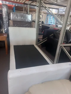 AMELIA (3/4) BED PU LEATHER WHITE
