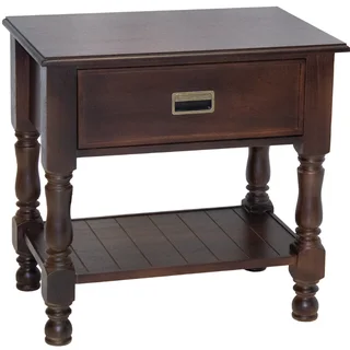 Amelia Pedestal Wood Veneer Antique