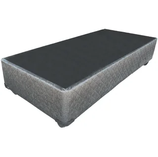 3/4 Bed Base Jacquard Charcoal (12 year warranty) 110kg